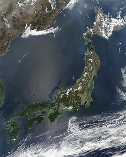 Geografia do Japão espacial.