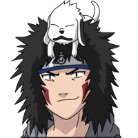 Inuzuka Kibai e Akamaru.