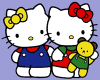 Hello Kitty e Mimi.