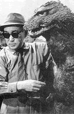 Eiji Tsuburaya com Godzilla