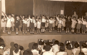 Apresentação de alunos .