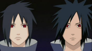 Izuna Uchiha e seu irmão Madara Uchiha