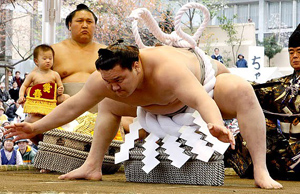 Yokozuna Hakuho, cerimonial