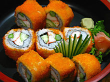 Exemplo de Sushi California Roll