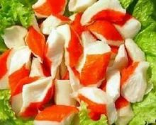 Porção de surimi